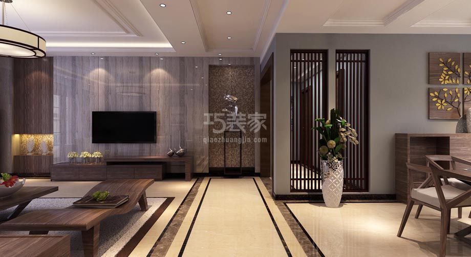 -浅水湾117平米新中式