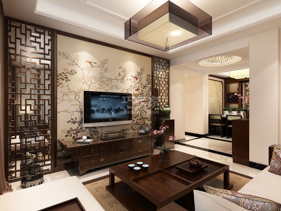 -山水岭秀130平米新中式