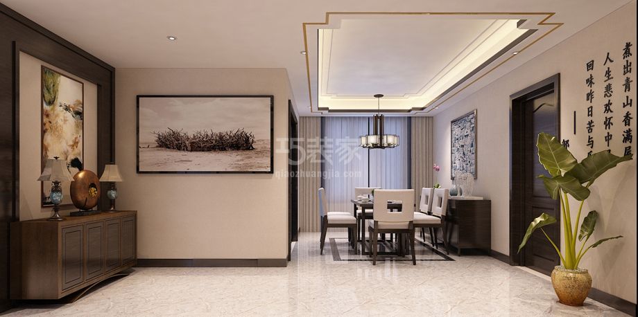 -金辉悦府140平米新中式风格