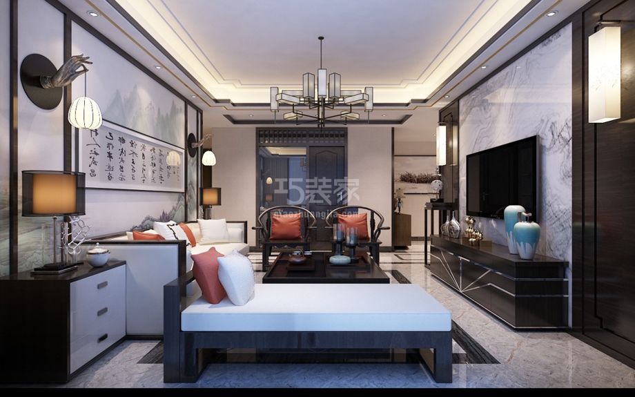 -金辉悦府140平米新中式风格