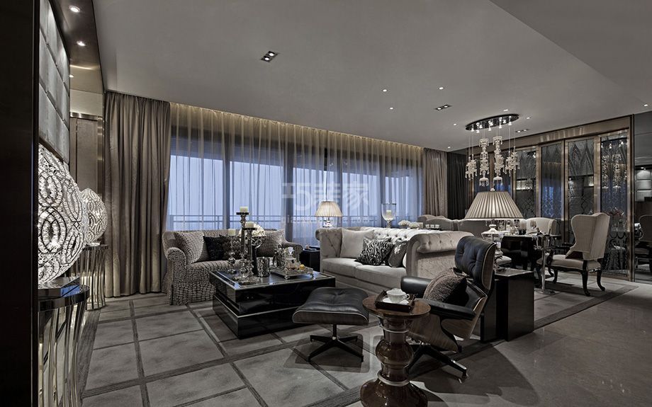 -国宾中央区130平米现代设计风格