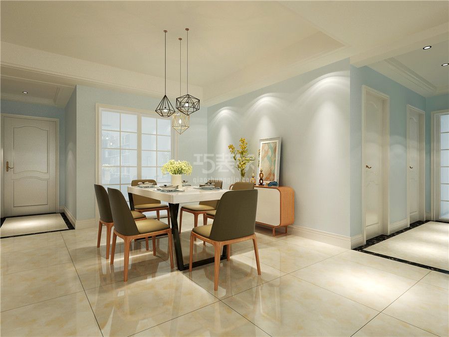 -金科天籁城140平方米现代简约