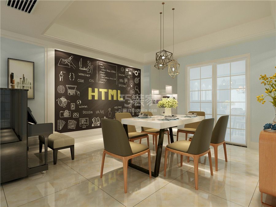 -金科天籁城140平方米现代简约