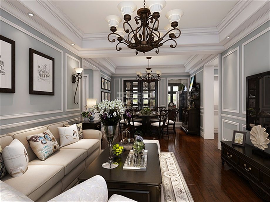 -国风世家/110平米/欧式