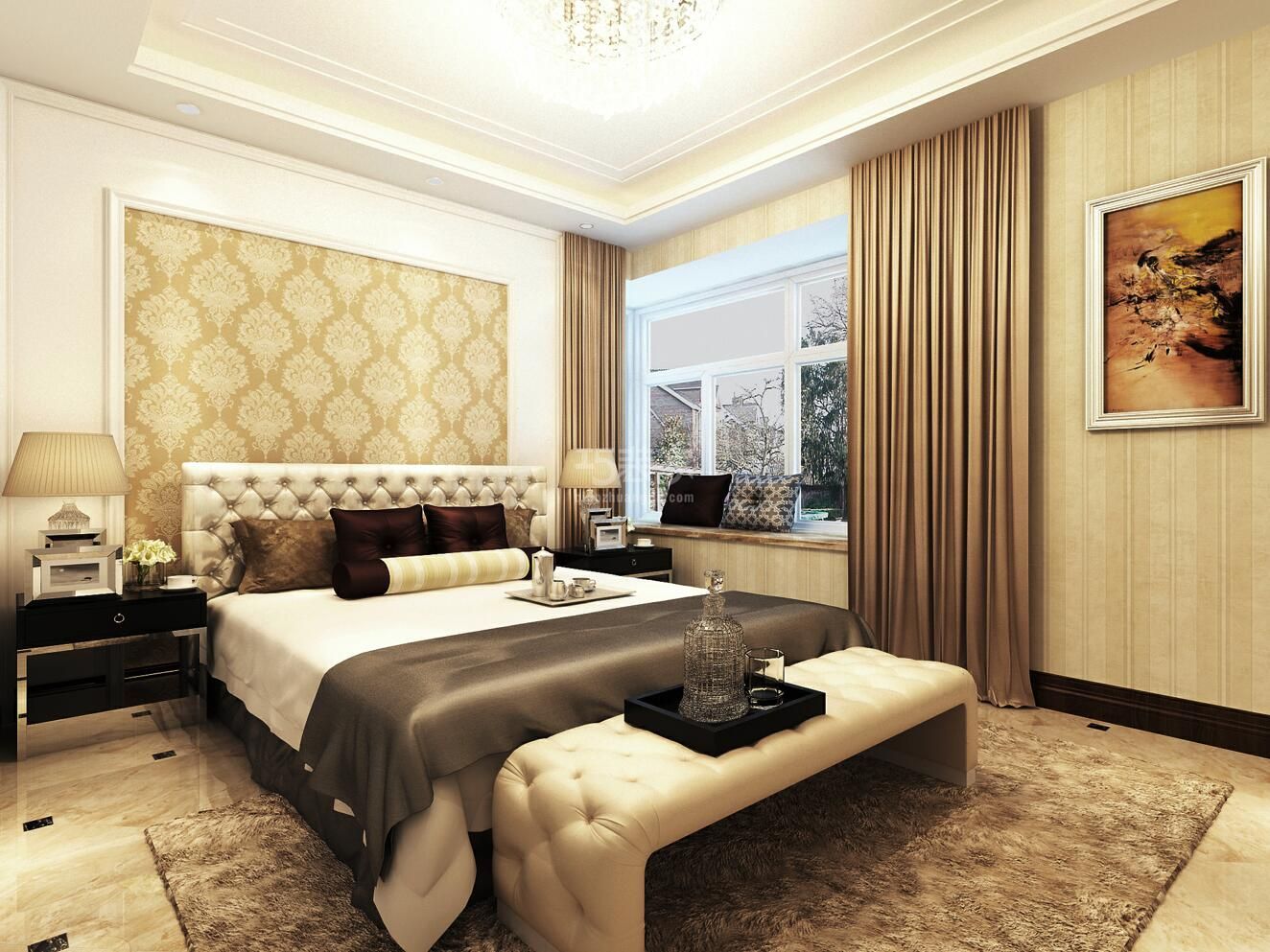 -湖滨花园 128㎡简约