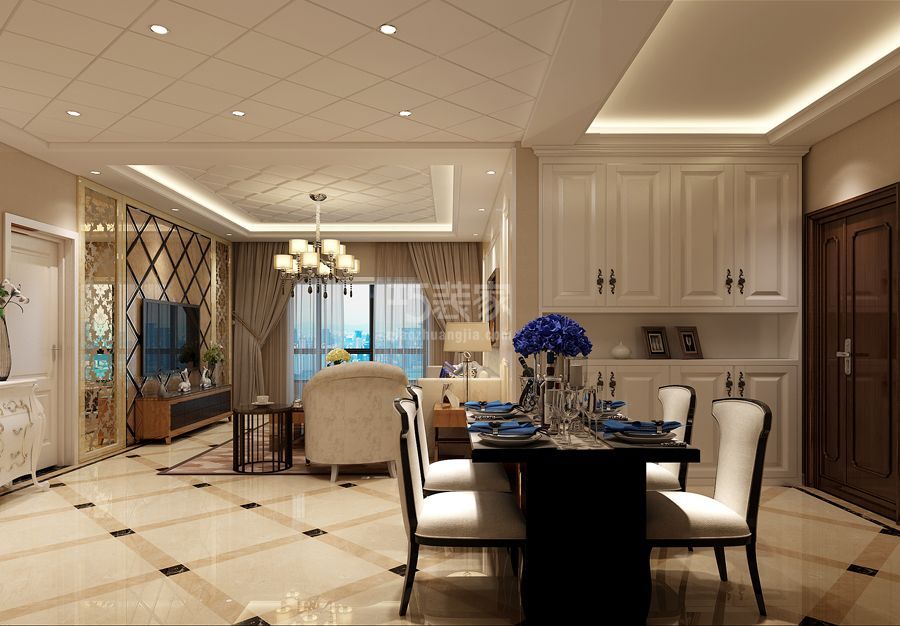 中铁建国际城136平米后现代