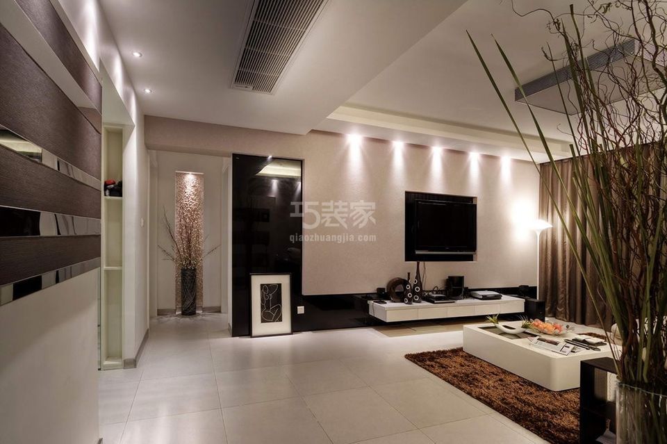 -曲江保利春天里80平米现代设计风格