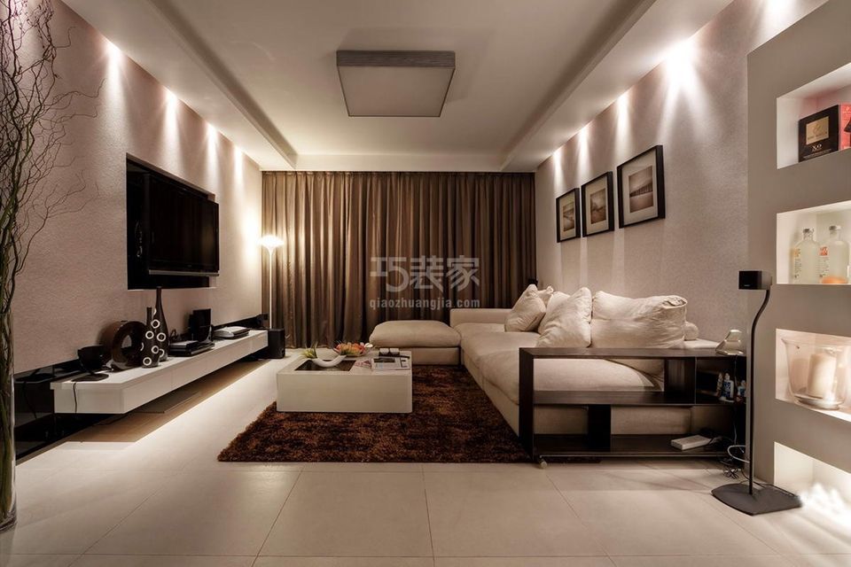 -曲江保利春天里80平米现代设计风格