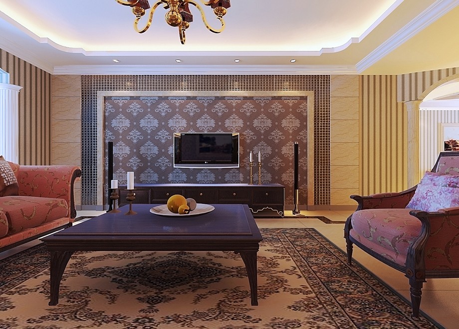 龙湖香醍西岸180平米简欧风格