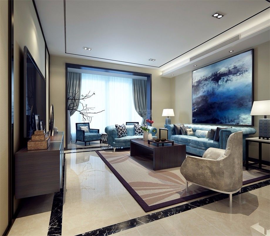 -普华浅水湾/180平/新中式