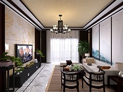 东方米兰小区150平米新中式