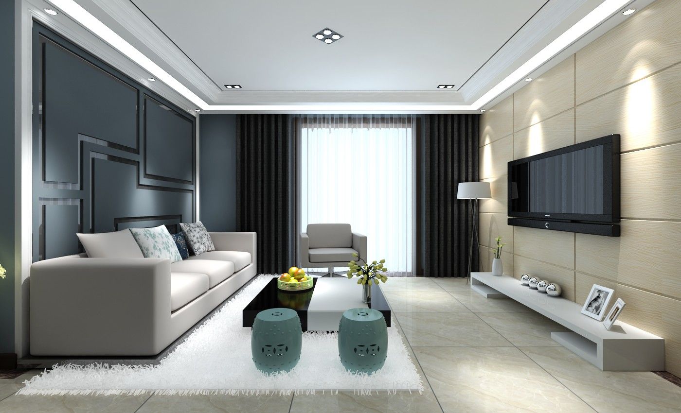 阳光台365三室两厅简约风格