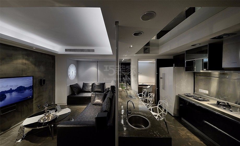 -悦美国际130平米现代设计风格