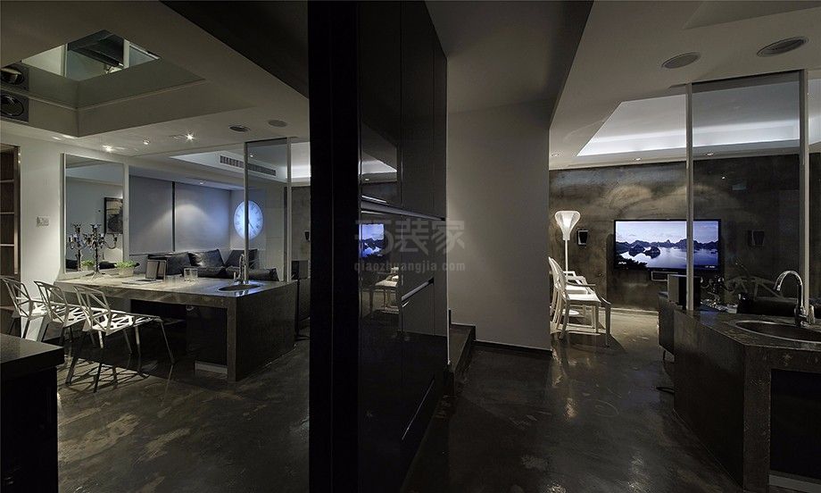 -悦美国际130平米现代设计风格