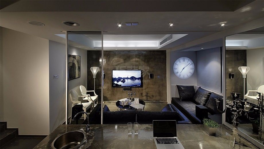 -悦美国际130平米现代设计风格