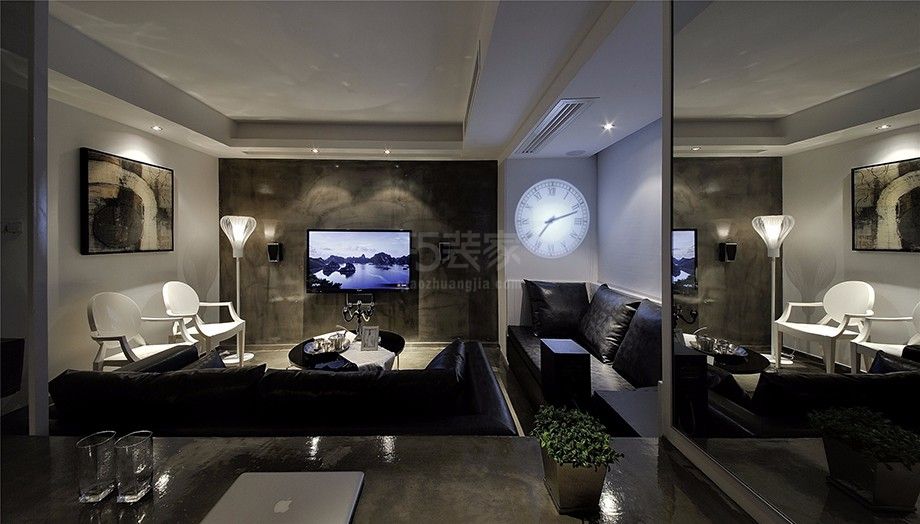 -悦美国际130平米现代设计风格