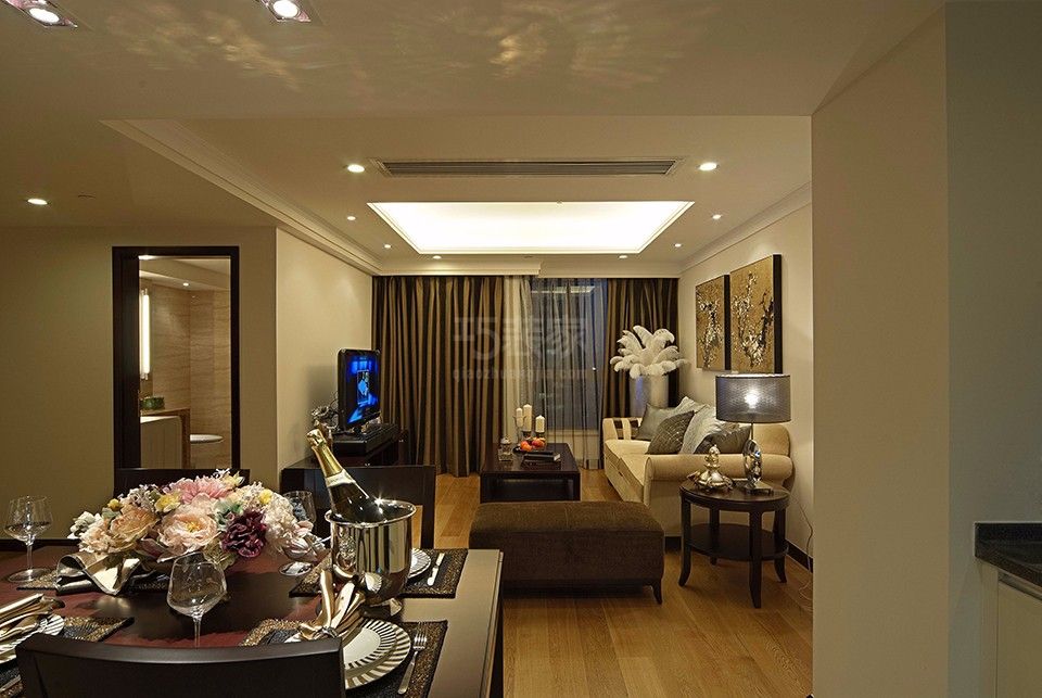 -玫瑰公馆130平米简约设计方案