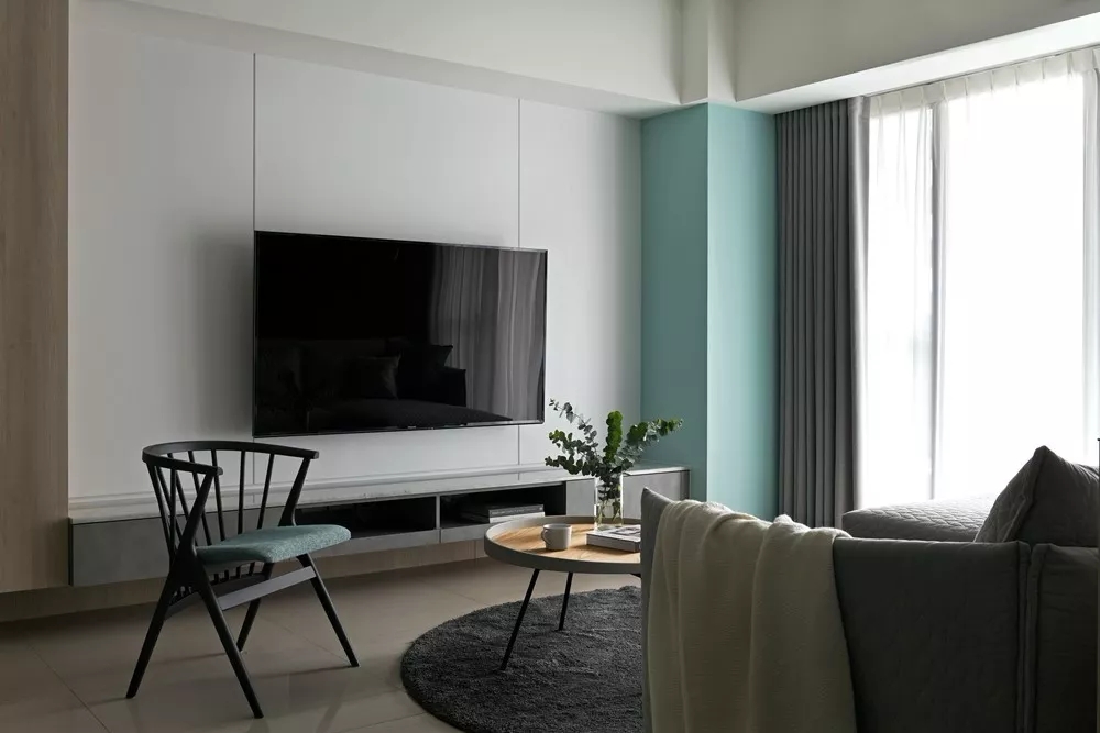 125㎡现代简约，喜欢客厅+书房的组合，小资情趣