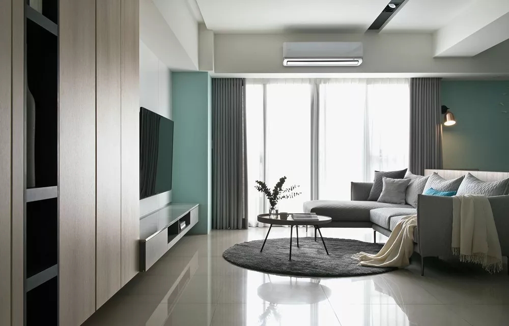 125㎡现代简约，喜欢客厅+书房的组合，小资情趣