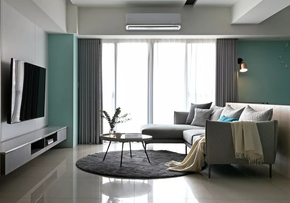 125㎡现代简约，喜欢客厅+书房的组合，小资情趣