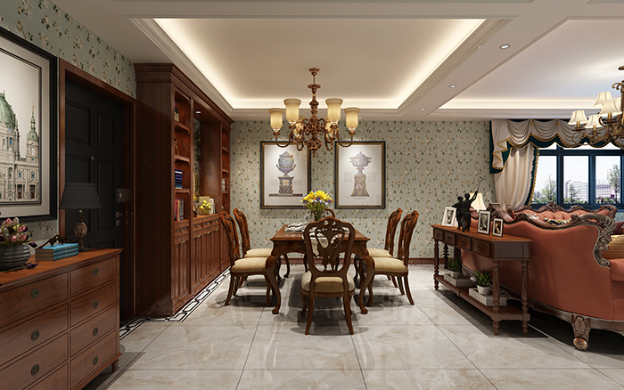 /2018-08-17/5b763b20acb9f.jpg-130平米美式风格！