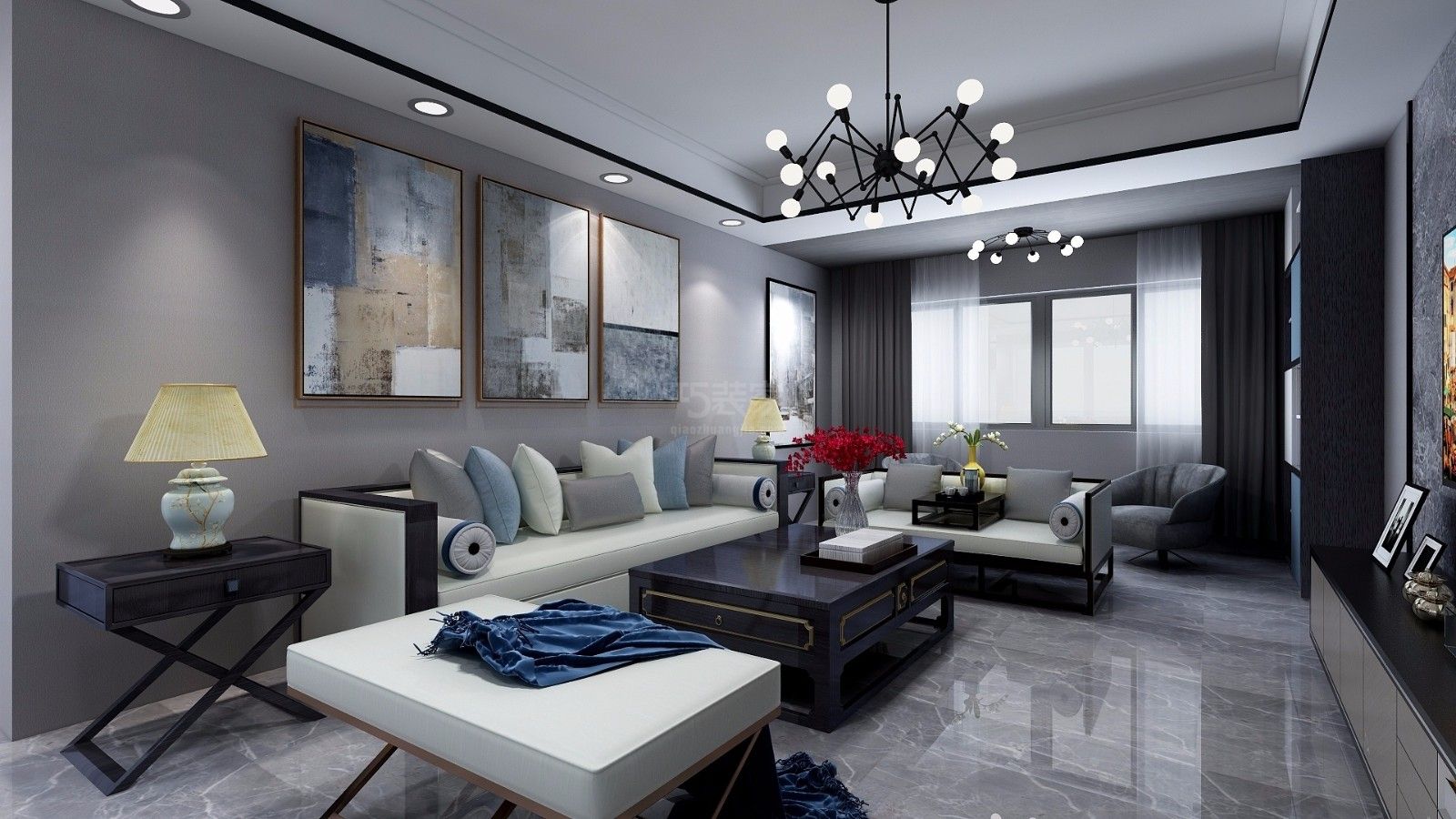 香漫里小区132平 简约