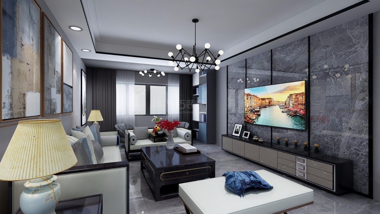 香漫里小区132平 简约