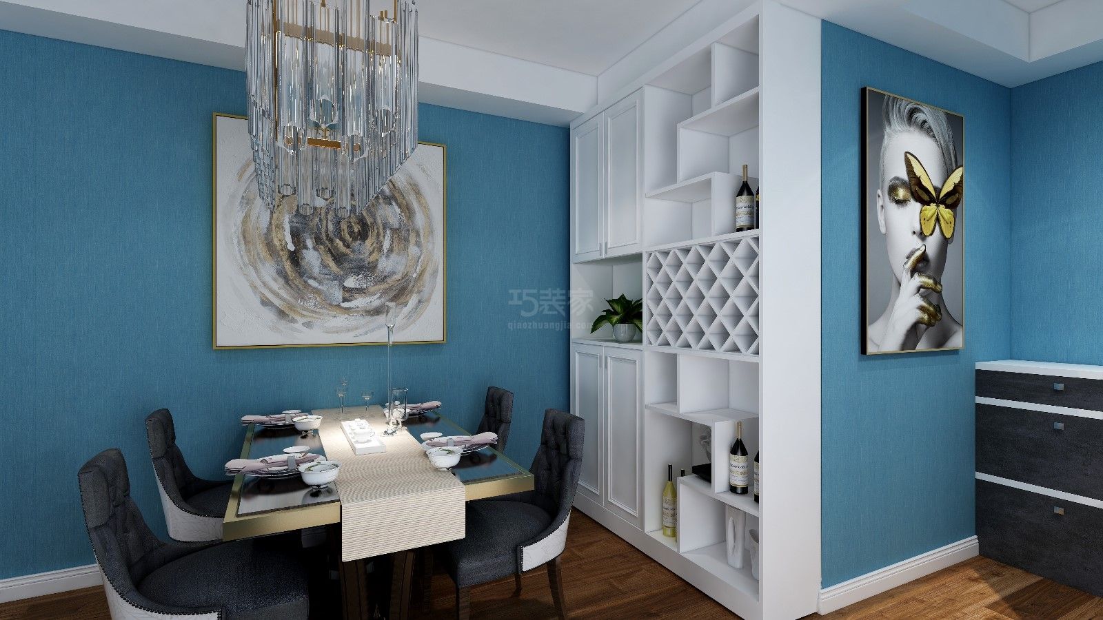 北沈家桥小区110平现代简约