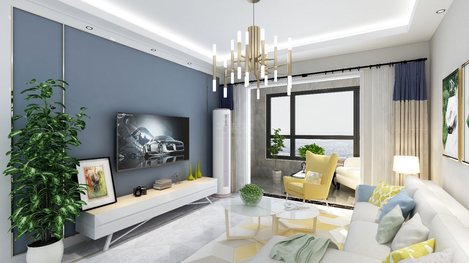 馥桂园120平现代简约风格