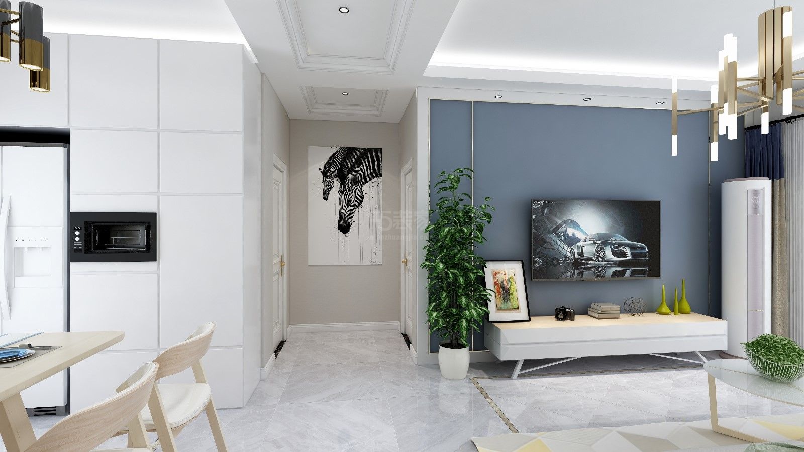 馥桂园120平现代简约风格