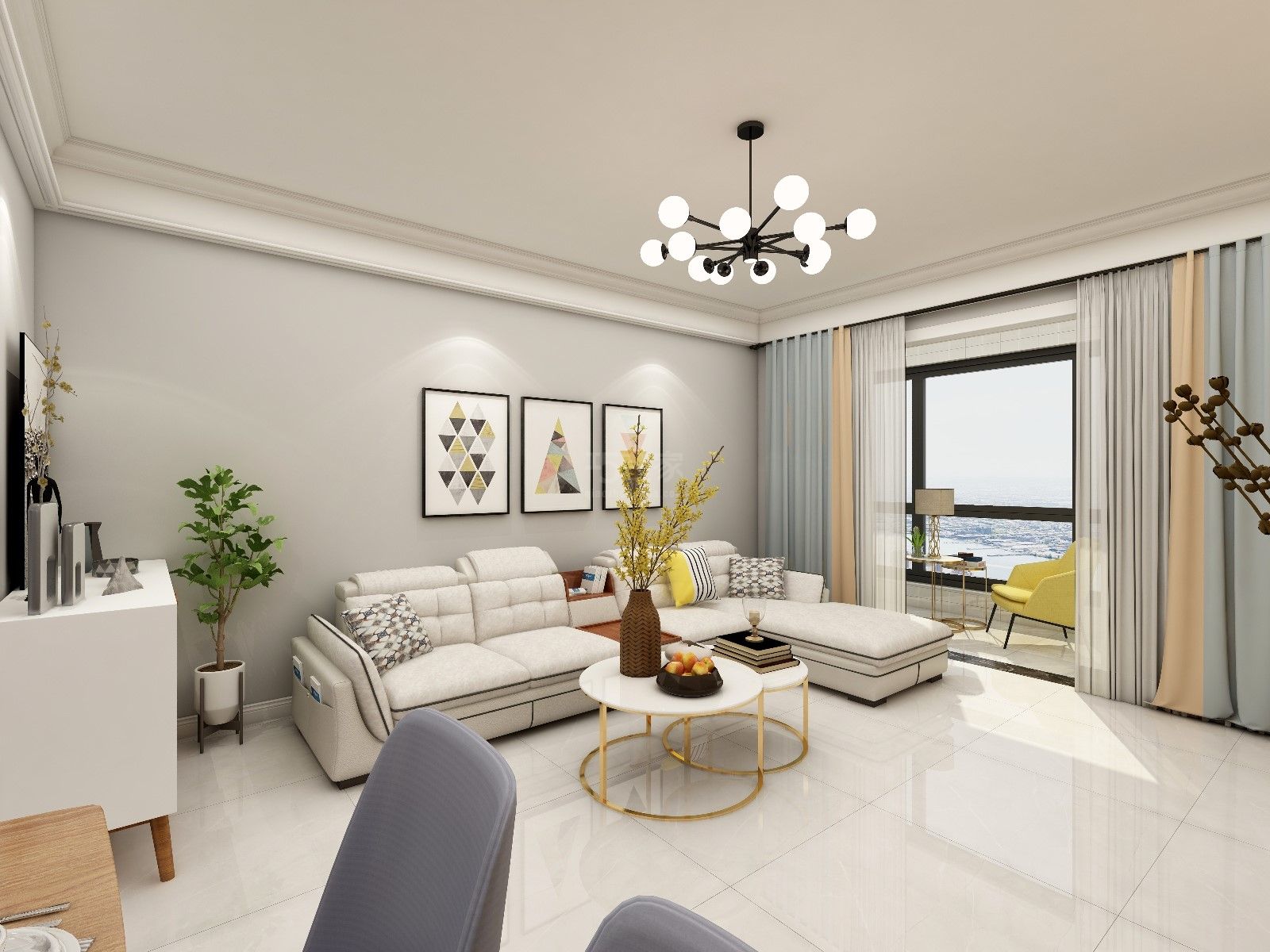 -法士特小区130平米北欧风格