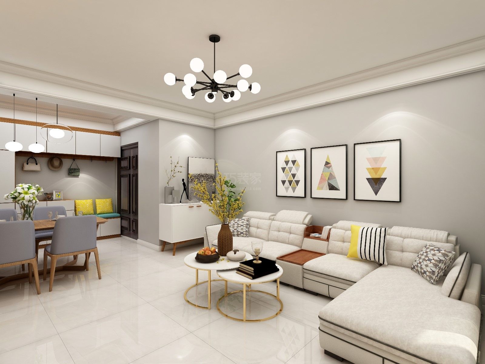 -法士特小区130平米北欧风格