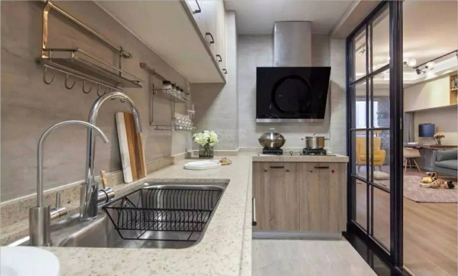 -智慧新城小区100平米北欧极简风格