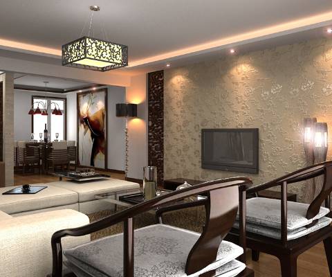 西北大学160平米中式风格