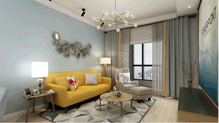 1-中国铁建国际城120平米田园风格