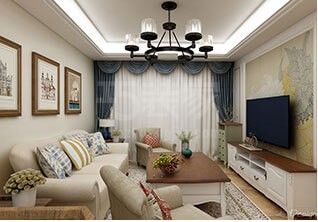 1-中国铁建国际城120平米田园风格