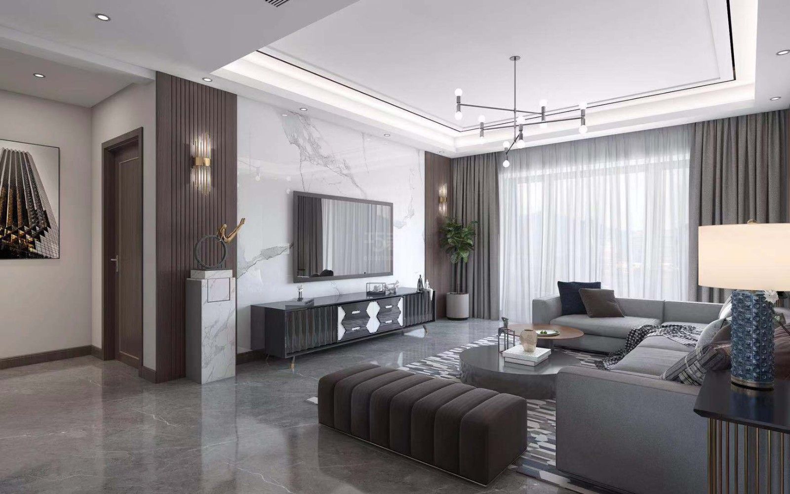 1-万达天樾小区150平米现代简约