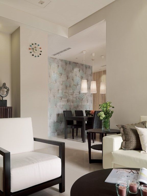 林隐天下小区102平米现代简约