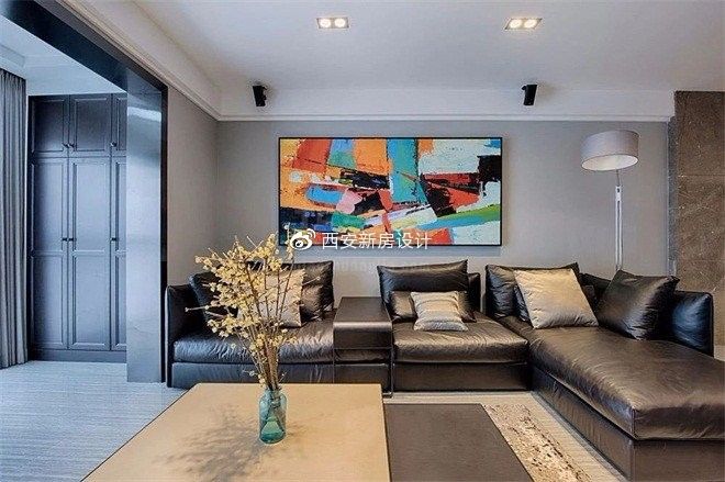 铭城国际社区130平米现代简约