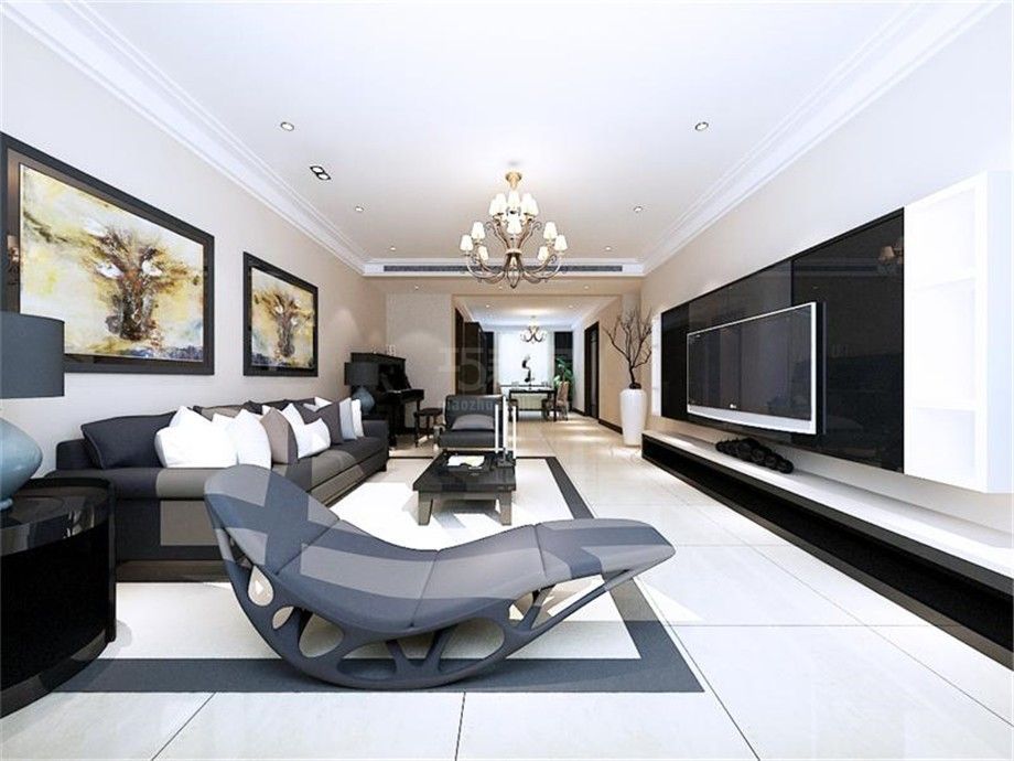 龙湖香醍西岸130平米现代简约