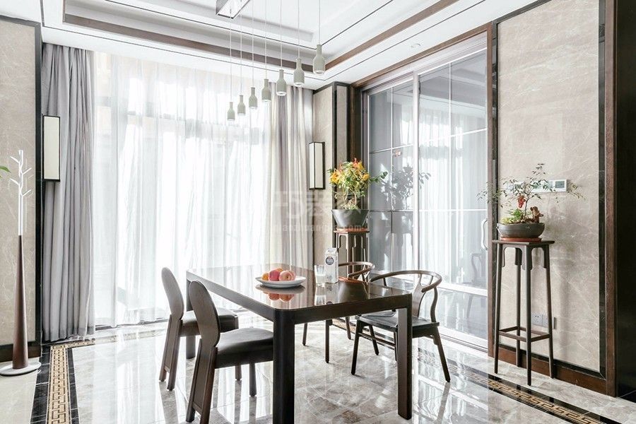 7-万达天樾小区150平米中式风格