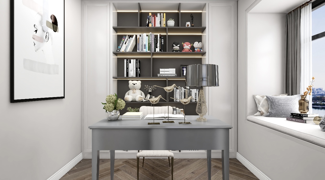 /2021-02-21/6031c4e2962b0.jpg-金辉公园里126平现代美式