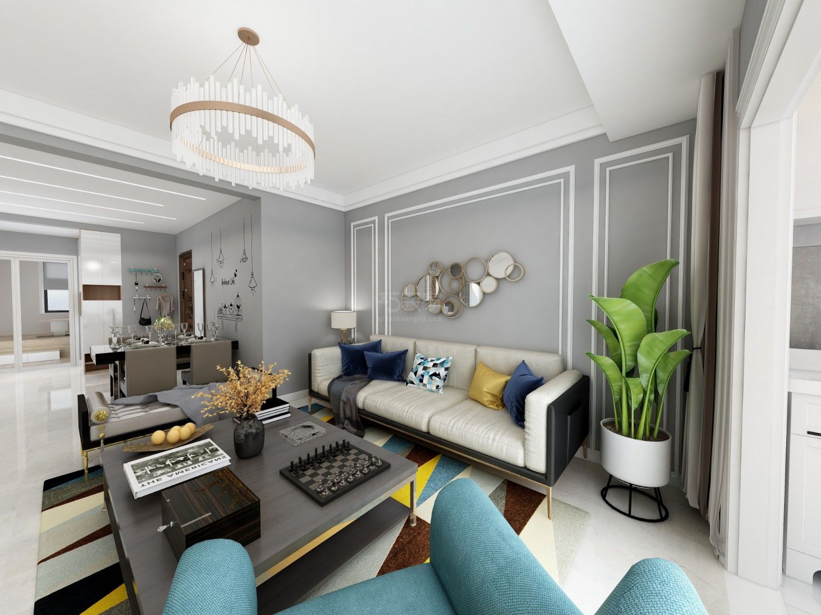 海璟印象城115平米北欧