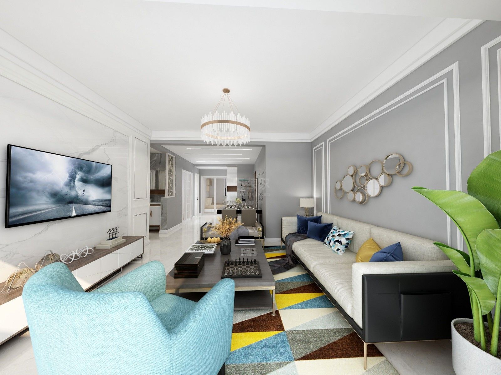 海璟印象城115平米北欧