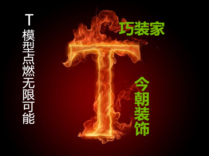 二、巧装家推出有别于市场的观点：T模型